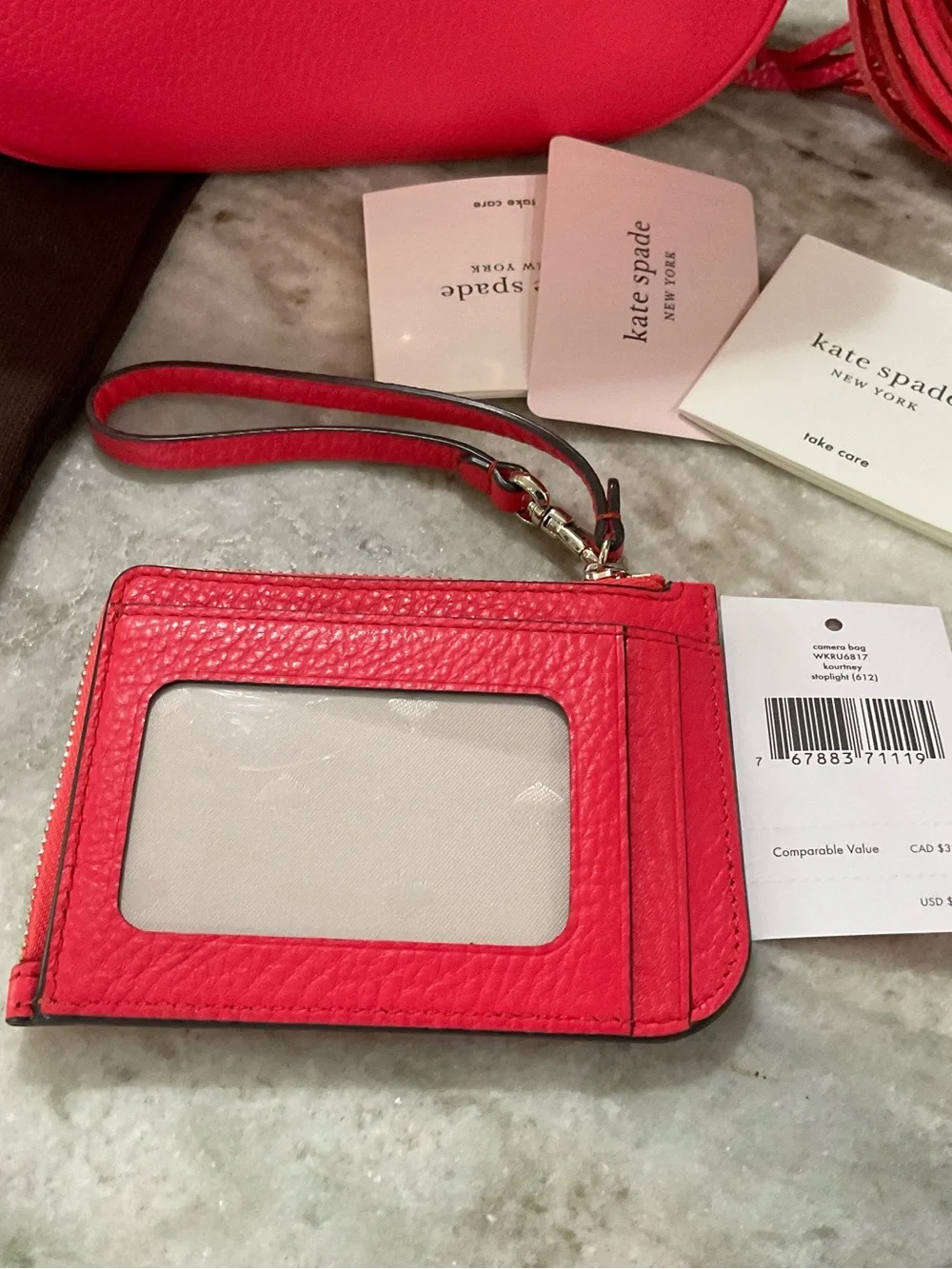 kate spade Kourtney Camera Bag and Wallet in Stoplight